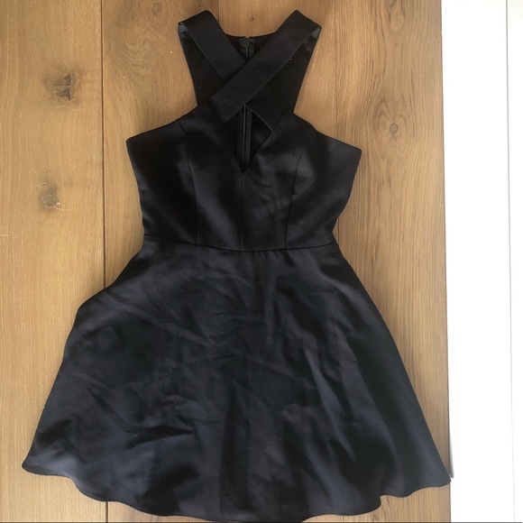 LULU’S Norma Black Skater Dress Size Small - Picture 5 of 7